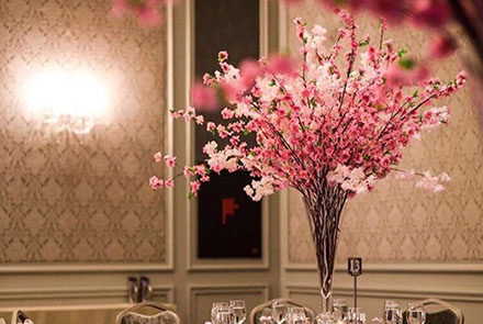 Düğün masa süslemesi otel