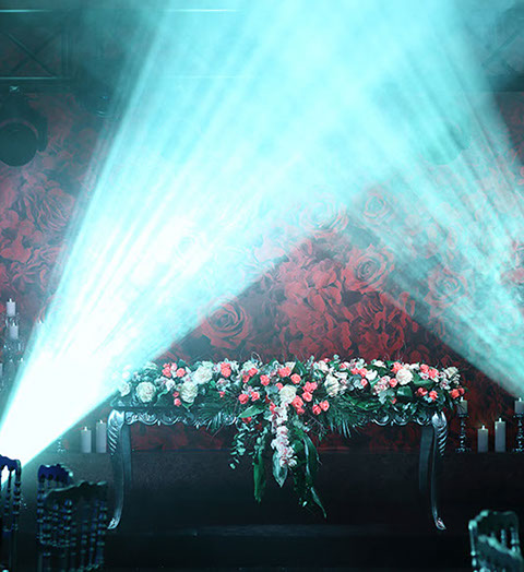 Masa ses ve ışık ekipmanları